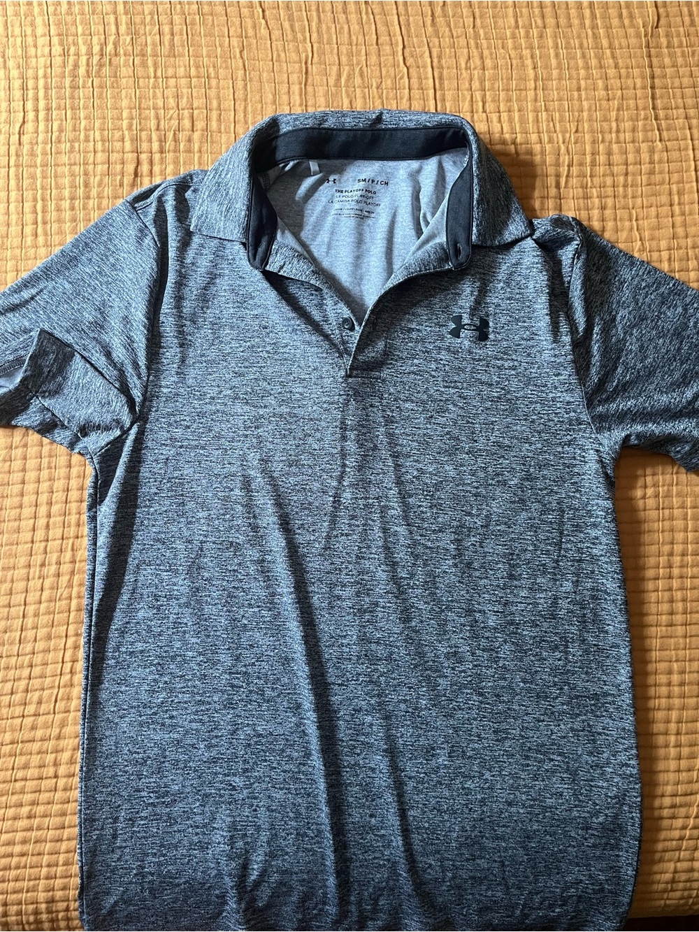 Under Armour Men's Gray Heather Performance Polo